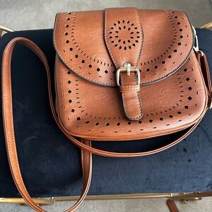 Brown Crossbody Boho Bag